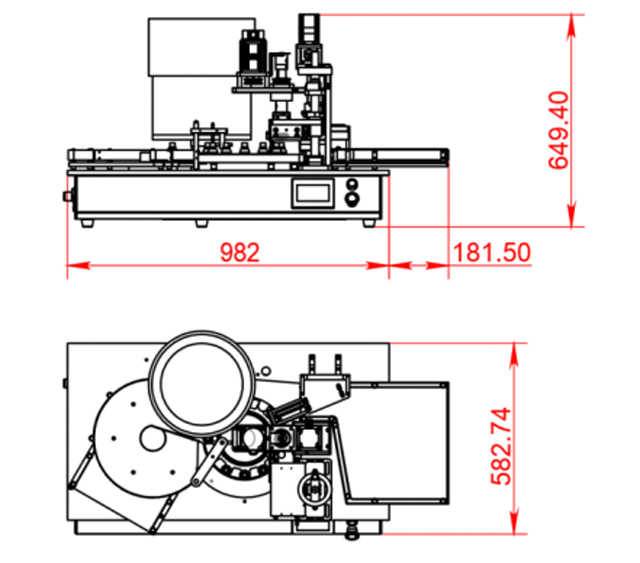 dimension of tabletop type labeller.png
