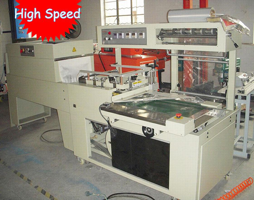  Automatic L type sealer shrinking Tunnel wrapping machine PE film shrinkage packaging machine with L type sealing