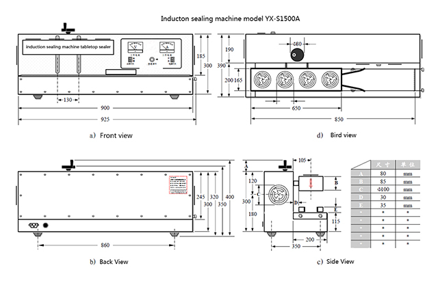 dimension of tabletop sealing machine induction sealer.jpg