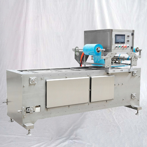 Automatic Tray Sealing machine with Gas Flushing System Round Square Boxes Linear Sealer Equipment Food Packaging Machinery